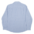 NAUTICA Shirt Blue Check Long Sleeve Mens L For Sale