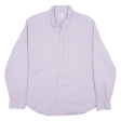 J CREW Plain Shirt Purple Long Sleeve Mens L Fashion