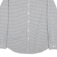 CALVIN KLEIN Slim Fit Shirt Grey Check Long Sleeve Mens L Cheap