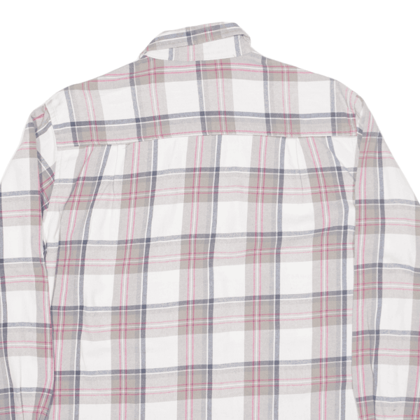 ATLASFORMEN Shirt White Check Long Sleeve Mens S Discount