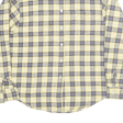 HOPKINS Flannel Shirt Yellow Check Long Sleeve Womens M Fashion