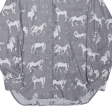 ATELIER JENNI Horses Shirt Grey Long Sleeve Mens XS Online Sale