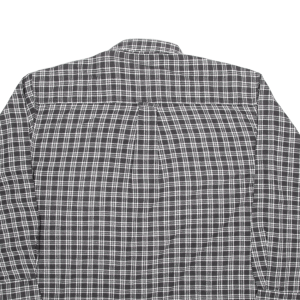 SWISS OLYMPIC COLLECTION Flannel Shirt Black Check Long Sleeve Mens XL Online