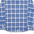 PIERRE CARDIN Modern Fit Flannel Shirt Blue Check Long Sleeve Mens L Online now