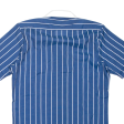 I MILLER Shirt Blue Striped Short Sleeve Mens S For Sale