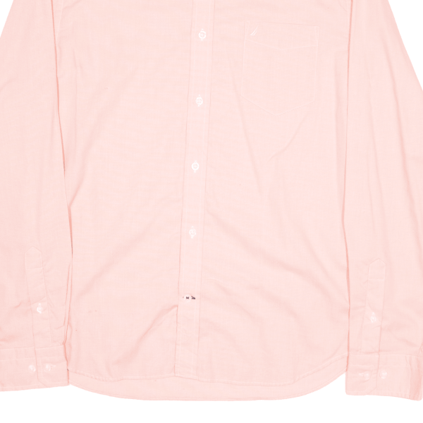 NAUTICA Slim Shirt Pink Check Long Sleeve Mens L For Cheap