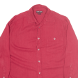 ATLASFORMEN Plain Shirt Red Long Sleeve Mens M Cheap