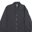 CALVIN KLEIN Slim Fit Plain Shirt Black Long Sleeve Mens M For Cheap