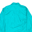 Plain Shirt Blue Long Sleeve Womens L For Cheap