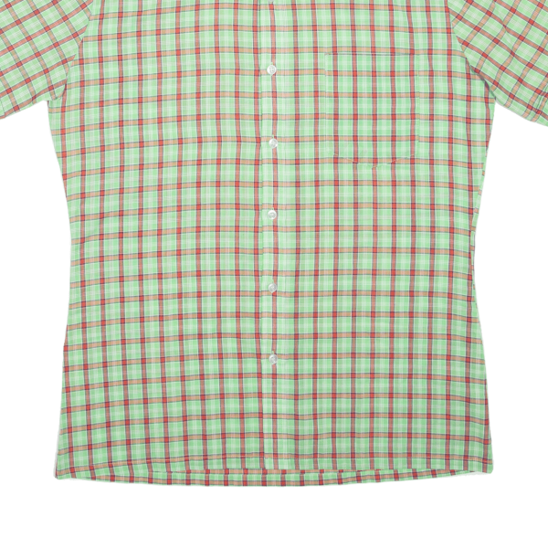 Shirt Green Plaid Short Sleeve Mens M Online