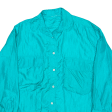 Plain Shirt Blue Long Sleeve Womens L For Cheap