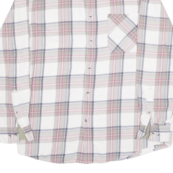 ATLASFORMEN Shirt White Check Long Sleeve Mens S Discount