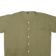 Plain Shirt Green Short Sleeve Mens XL Online Hot Sale