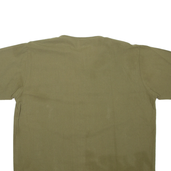 Plain Shirt Green Short Sleeve Mens XL Online Hot Sale