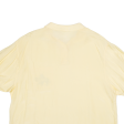 SERGIO DI LAURENTI Tigers Plain Shirt Yellow Silk Short Sleeve Womens L Online