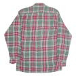 Shirt Red Check Long Sleeve Mens S Cheap