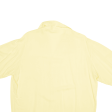 UFO Plain Shirt Yellow Short Sleeve Womens L For Sale