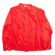 MD Plain Shirt Red Long Sleeve Womens L Online